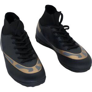 Daoquan Boys Turf Soccer Cleats Size 3.5 Big Kid - Black